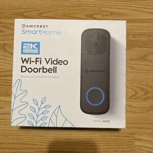 Amcrest 4MP Video Doorbell Camera Pro Outdoor Smart Home 2.4GHz 5GHz Wireless